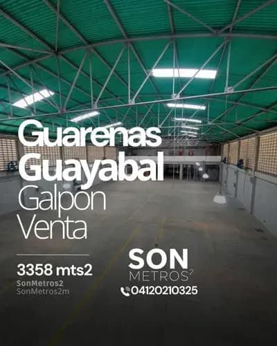 Galpón Venta Financiada Av. Principal De Industrial Guayabal Guarenas 3358 Mts2. Sonmetros2