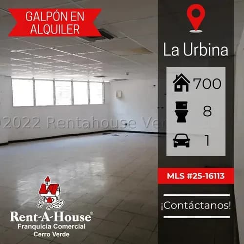 En Alquiler Estupendo Galpón De Oportunidad Ubicado En La Urbina Mls 26-11764