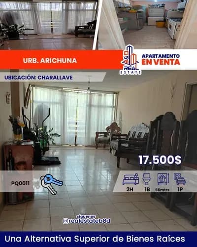 Apartamento En Venta Urb. Arichuna / Charallave