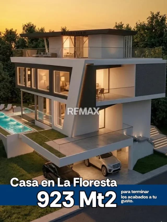 CASA DE LUJO EN CONSTRUCCIÓN – LA FLORESTA