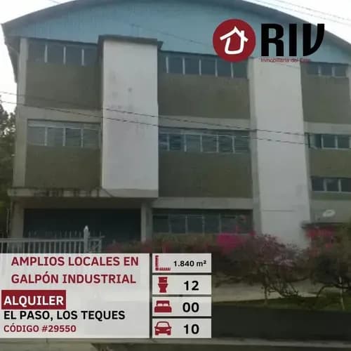Alquiler De Locales Industriales En El Paso Los Teques.riv