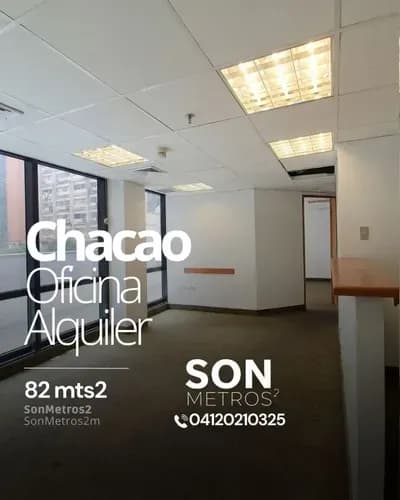 Oficina Chacao Alquiler 82 Mts2. Sonmetros2