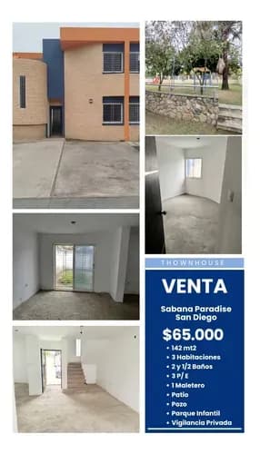 En Venta Town House Ubicado En El Pueblo De San Diego Carabobo, Julian Acosta 132
