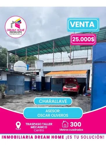 Traspaso De Taller Mecánico En Venta Centro - Charallave