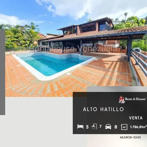 Casa En Venta En Alto Hatillo. #26-5240 Lista Para Habitar Actualizada