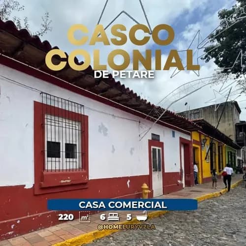 Casa Comercial En Casco Colonial De Petare