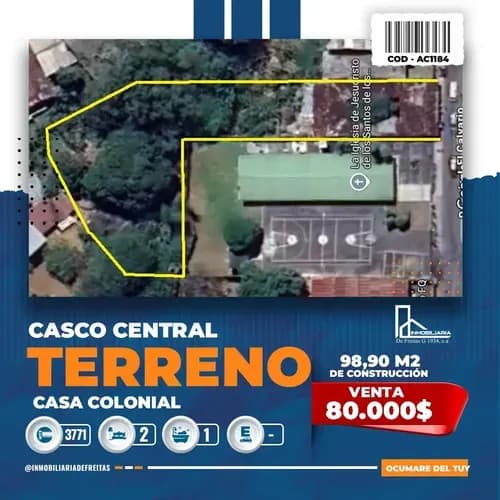 Se Vende Terreno En Ocumare Del Tuy