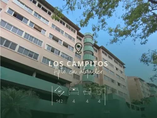 Los Campitos. Alquiler Apartamento 142m2 4h/4b/4e