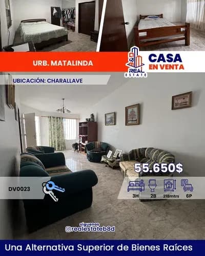 Casa En Venta Urb. Matalinda / Charallave