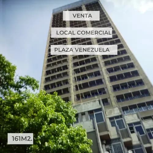 Venta Excelente Local Comercial Ubicado Torre Corporativa En Plaza Venezuela.
