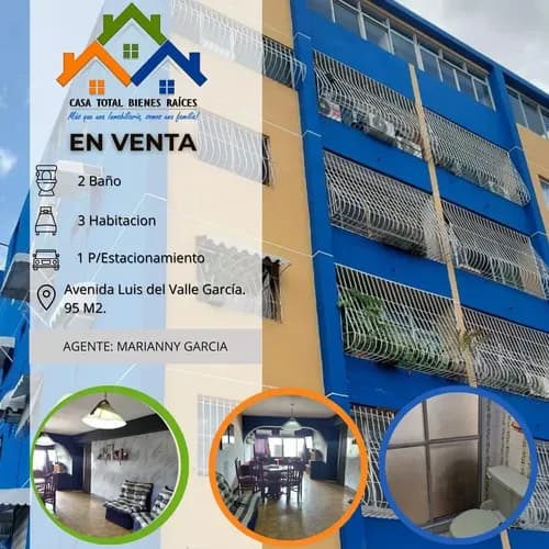 Se Vende Apartamento En La Av. Luis Del Valle Garcia