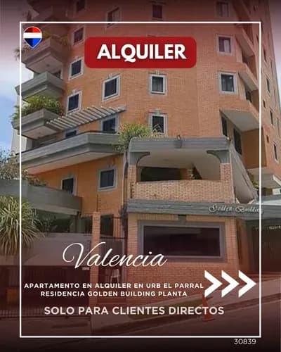 Apartamento En Alquiler En Urb El Parral Residencia Golden Building Planta 30839 Solo Clientes Directos