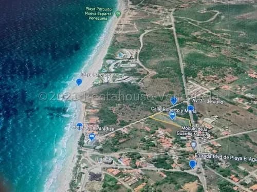 Emg Vende Terreno En 31 De Julio Via Playa El Agua - Isla De Margarita