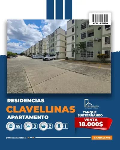 Apartamento En Venta En Clavellinas. Charallave