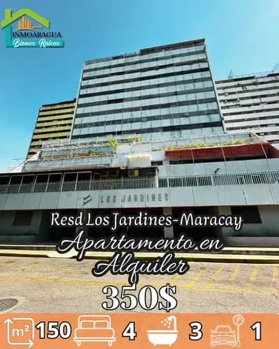 Alquiler De Apartamento/residencias Los Jardines Maracay/pg1112