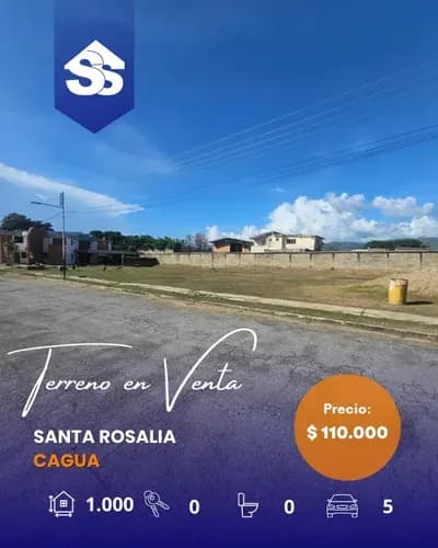 Código: C. V-002 Inmobiliass Te Ofrece En Venta La Oportunidad De Invertir En Urb. Santa Rosalía. ¿buscas El Lugar Perfecto Para Construir La Casa De Tu Familia? Inmobiliass Te Ofrece Esta Parcela.