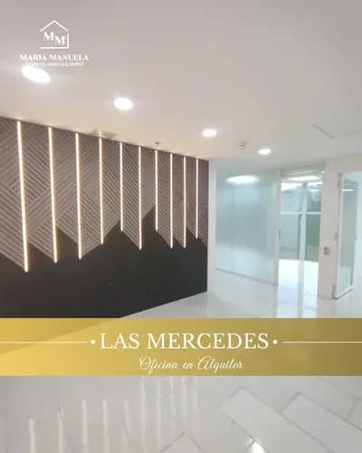 Mm - Oficina En Alquiler En Las Mercedes, Municipio Baruta, Dtto. Capital, Caracas 100 Mt / 5 Oficinas / 1 Baño
