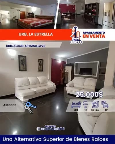 Apartamento En Venta Urb. La Estrella Charallave / Primera Etapa.