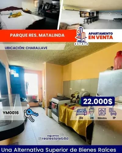 Apartamento En Venta Parque Residencial Matalinda /charallave Terraza 3a2