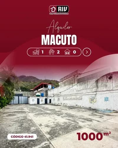 Alquiler - Local Comercial Con Terreno Y Galpon, Ubicada Macuto Edo. La Guaira