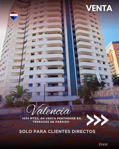 (634 Mts2) En Venta Penthouse En Terrazas De Paraiso 311410 Solo Clientes Directos