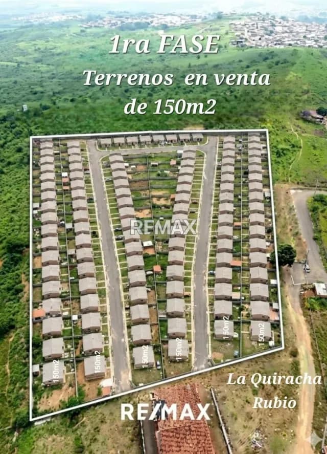 EN VENTA TERRENOS ubicados en Rubio, Estado Táchira! Excelente Oportunidad! Municipio Junin, sector La Quiracha parte Alta. DISPONIBLES 150