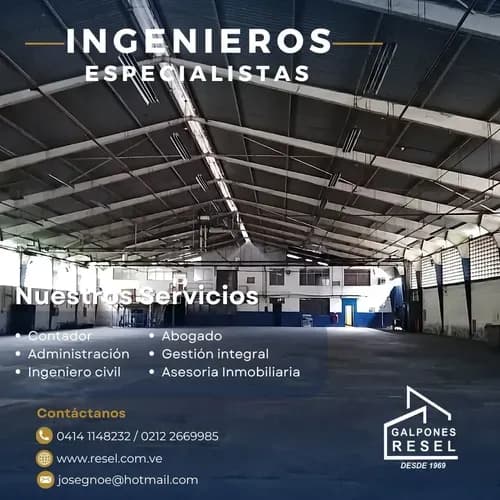 #1424 Galpón De 2000m2 En Guarenas, Zona Ind. Del Este