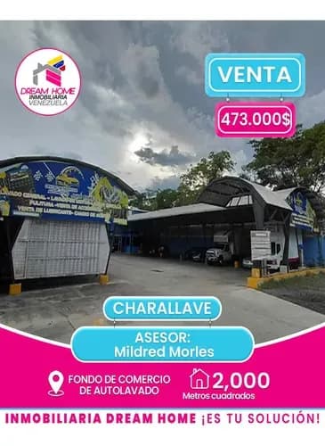 Fondo De Comercio En Venta De Autolavado Autopista - Charallave