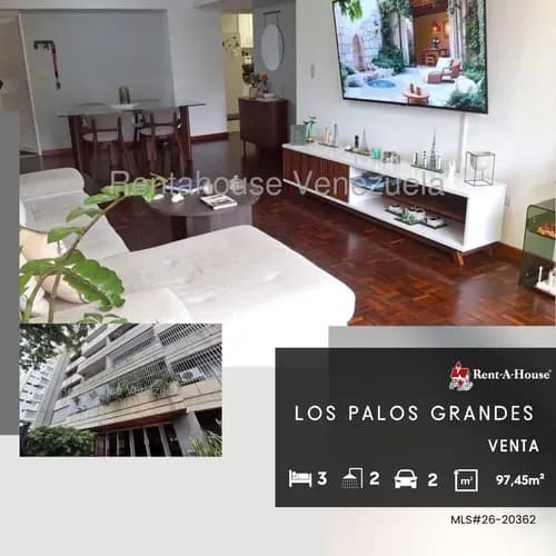 Apartamento En Venta En Los Palos Grandes. #26-20362