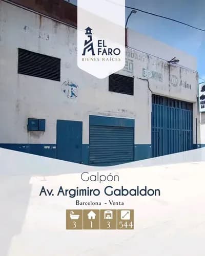 El Faro Bienes Raíces Ofrece En Venta Galpón Ubicado En La Privilegiada Av. Argimiro Gabaldón Antigua Vía Alterna Qué Tiene Alto Tráfico Vehicular Y Peatonal, Excelente Visibilidad Y Fácil Acceso.