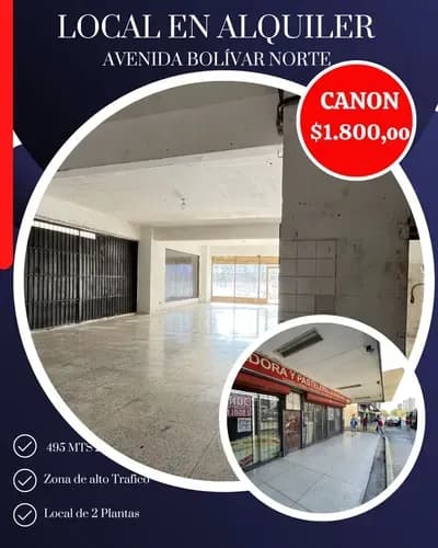 Yr Se Alquila Local Comercial , Sector Los Sauces , Av Bolivar