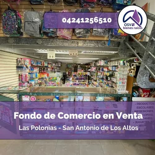 Fondo De Comercio En Los Altos Miarndinos, Via Transitada
