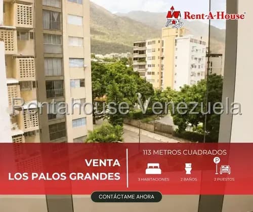 Apartamento Dúplex En Venta Los Palos Grandes Obra Gris, Con Excelente Distribución Y Vista Al Ávila, Ideal Para Personalizar. Mls #26-19404.