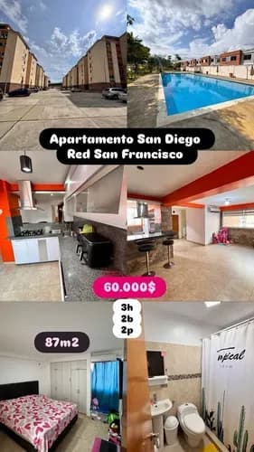 *solo Clientes* Mgb Vende Apartamento En Res San Francisco En San Diego