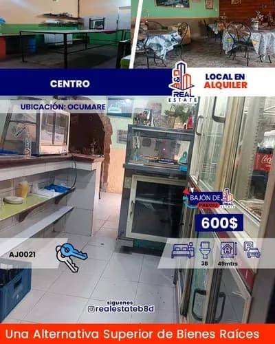 Local En Alquiler Casco Central - Ocumare Del Tuy