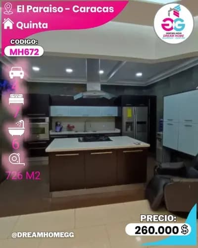Casa Quinta El Paraiso Caracas