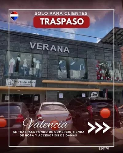 Se Traspasa Fondo De Comercio Tienda De Ropa Y Accesorios De Damas 326176