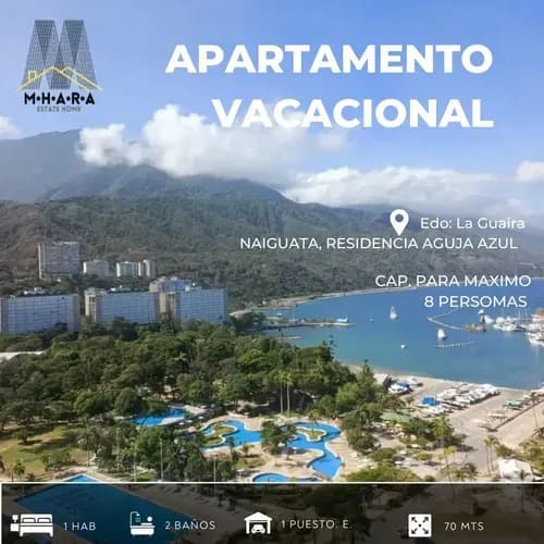 Apartamento En Alquiler Vacacional En Naiguata