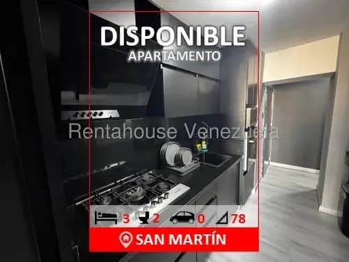 Totalmente Remodelado, San Martín, 3 Habitaciones, 2 Baños, 0 Estacionamientos, Piso 3, 78 Mts2 Construcción