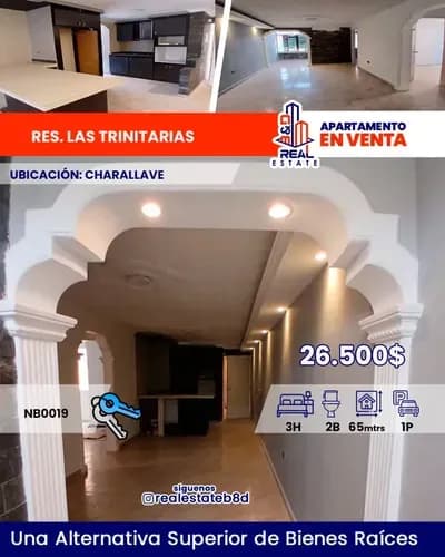 Apartamento En Venta Res. Las Trinitarias / Charallave