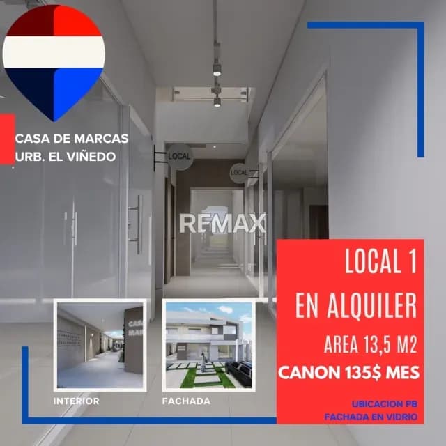 LOCAL EN ALQUILER N1 Dentro de Casa de Marcas