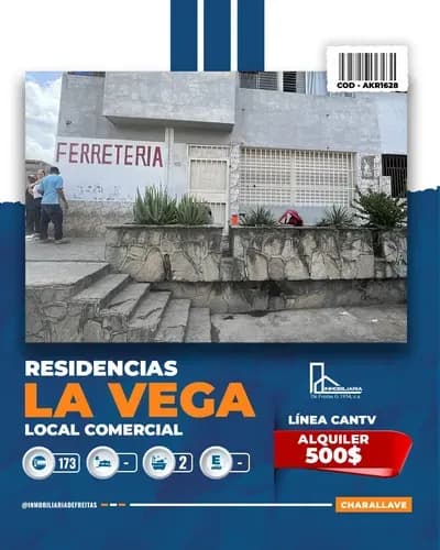 Local Comercial En Res. La Vega. Cua