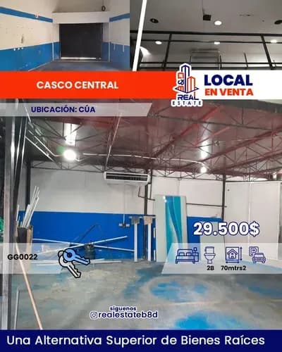 Local En Venta Casco Central - Cúa