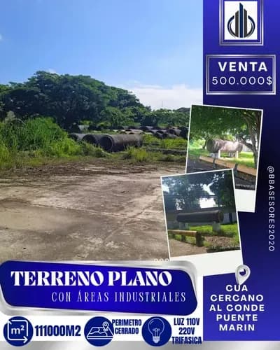 Terreno Carretera Nacional Cúa San Casimiro, Sector El Conde Zona Industrial Edo. Miranda