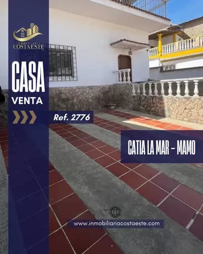 Casa En Venta En Mamo Abajo Catia La Mar Ref 2776
