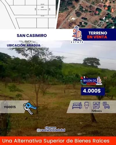 Terreno En Venta Hacienda El Chaparral, San Casimiro/ Edo.