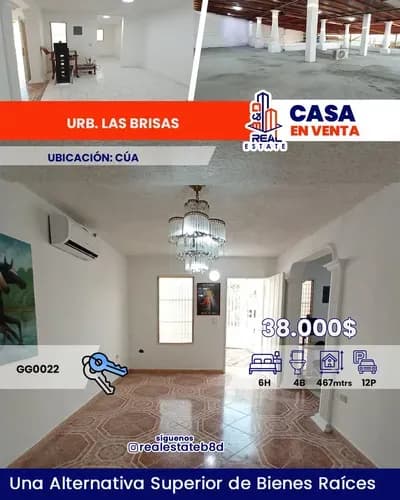 Casa En Venta Urb. Las Brisas / Cúa
