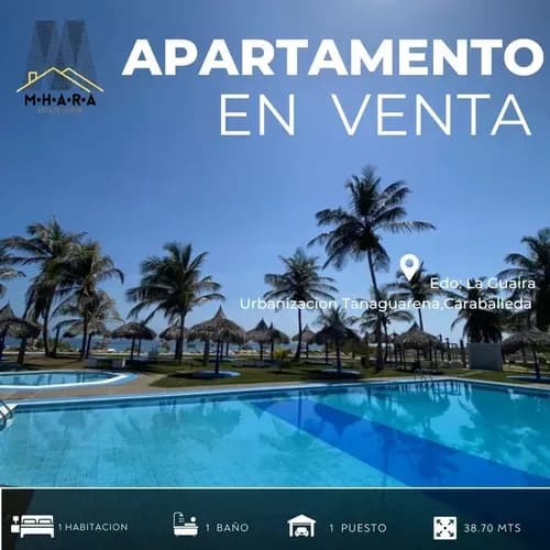 Apartamento En Venta En La Guaira Con Playa Privada Al Lado Del Club Tanaguarena