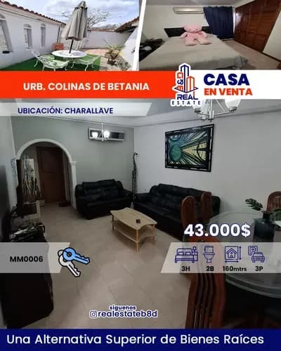 Casa En Venta Urb. Colinas De Betania/charallave