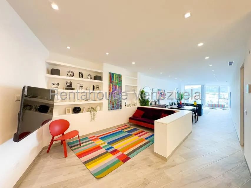 Apartamento (1 Nivel) en Alquiler en Las Mercedes, Distrito Metropolitano